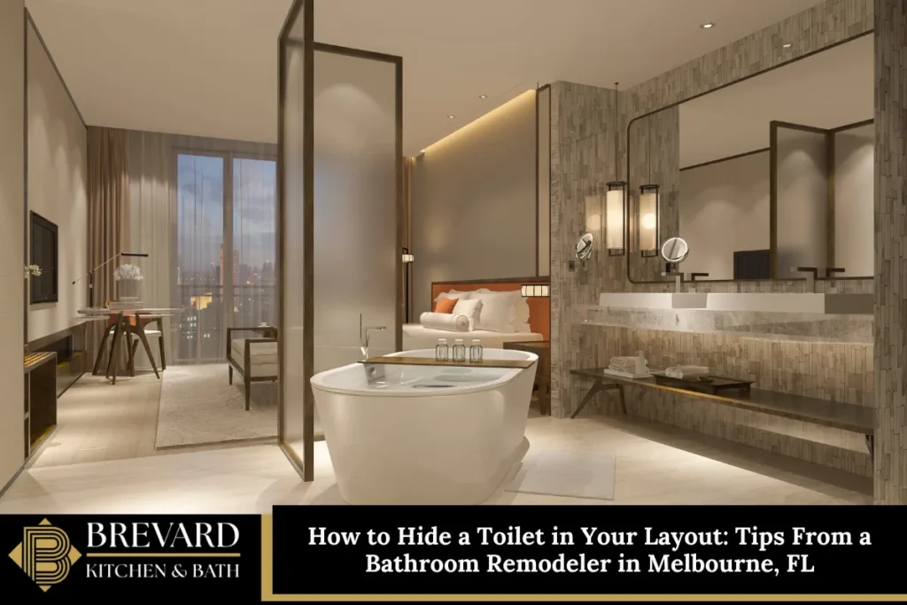 How to Hide a Toilet in Your Layout Tips From a Bathroom Remodeler in Melbourne, FL