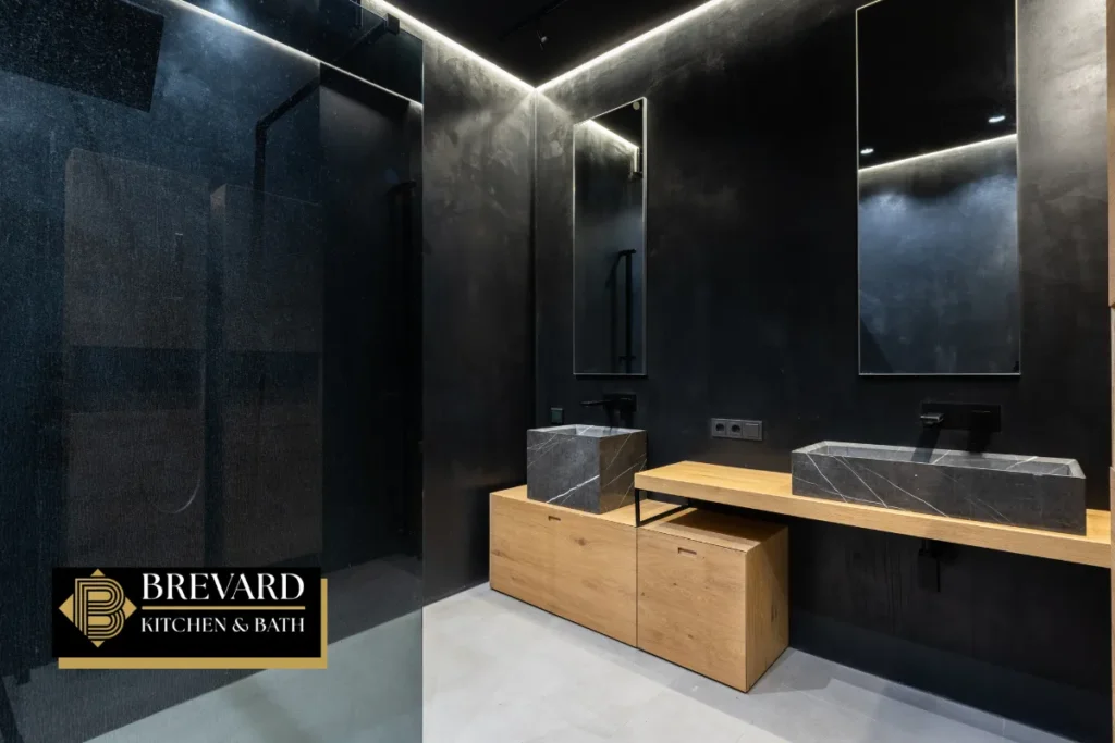 Solid Surface, Stone, and Engineered Slabs for Luxury Bathroom Walls